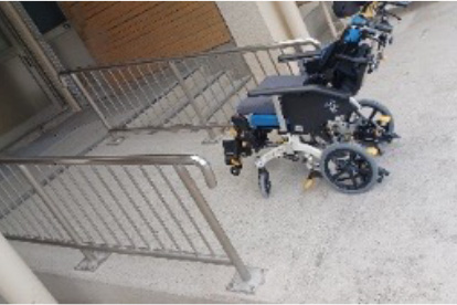 避難所の段差解消が実現！